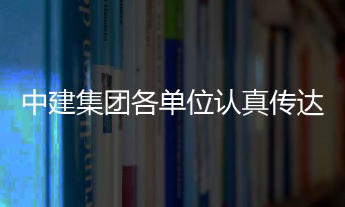 十届三中位认全会中建真传集团精神达学的二各单习党